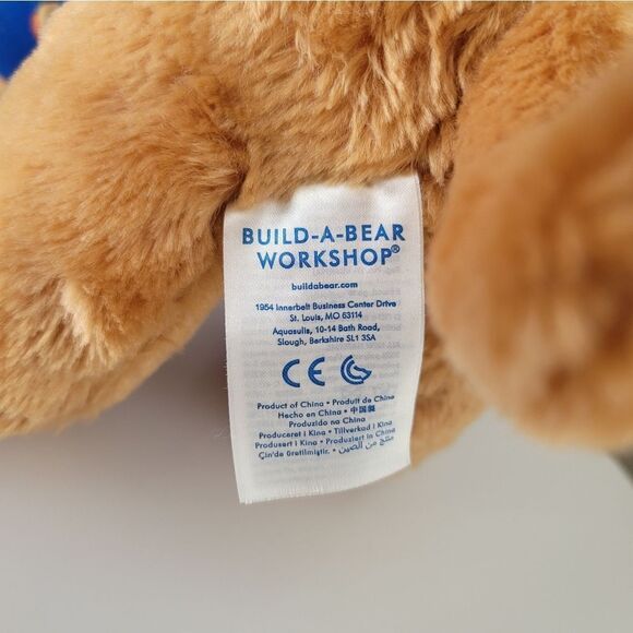 BUILD-A-BEAR Dog Stuffed Toy With Jacket & Collar Stuffed Animal #429 - Picture 8 of 13